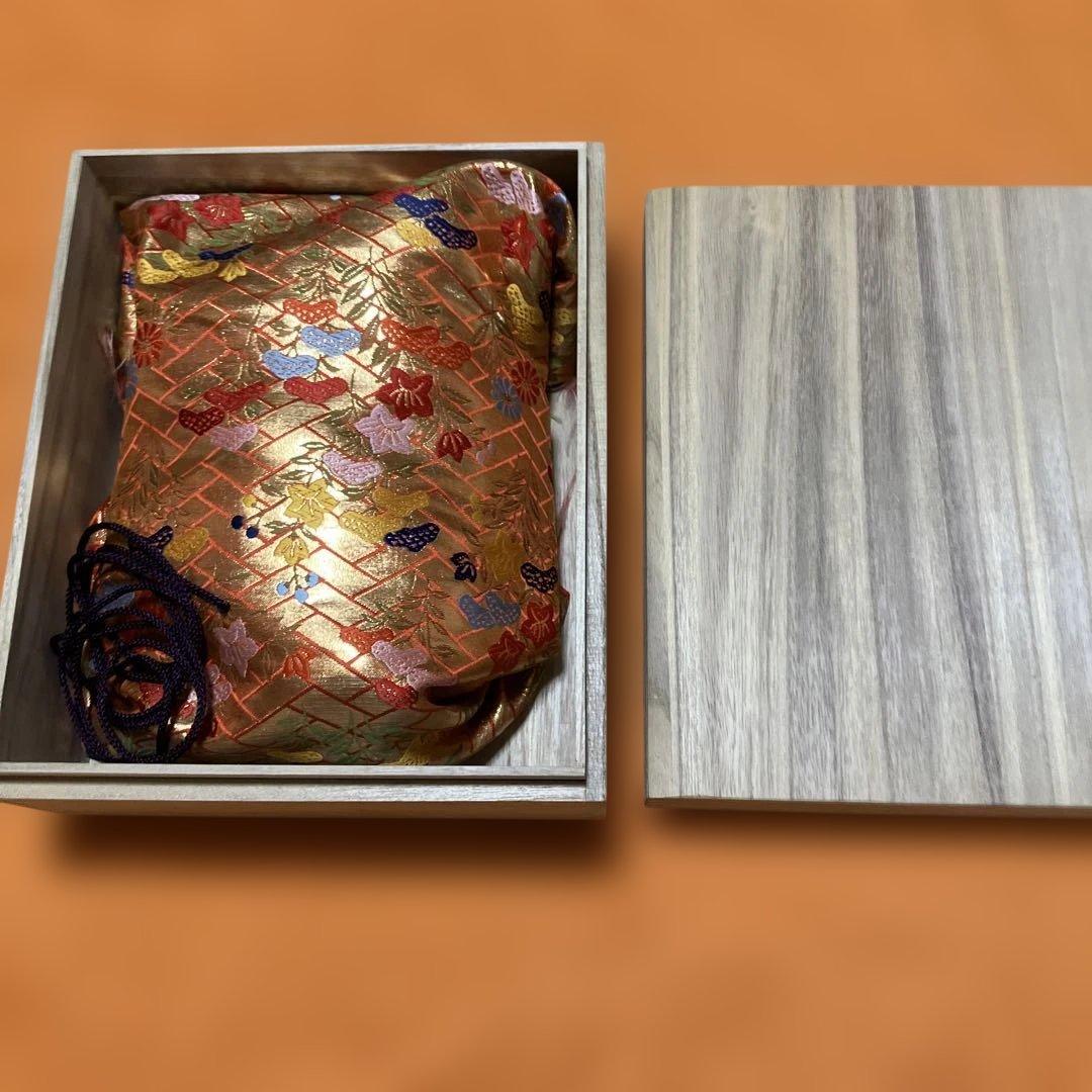 能面　雷　かみなり　木彫り　手彫り　桐箱