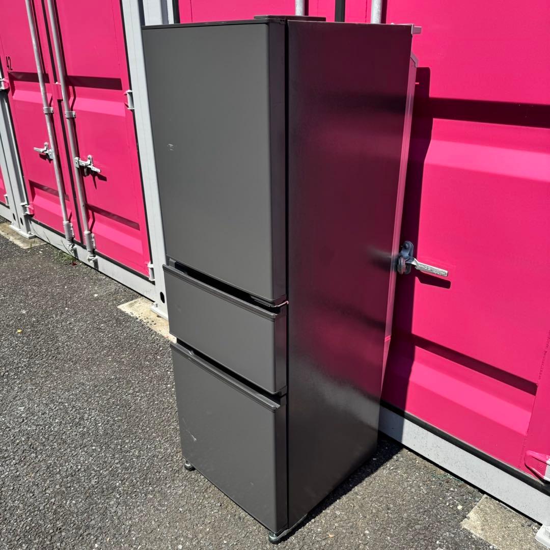 401★2023年製★三菱電機　3ドア　冷蔵庫　自動製氷　ファミリー　グレー