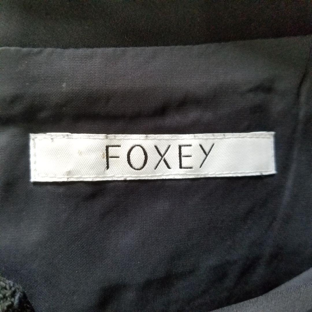 美品✨フォクシー ドレス モダンギャルソン ツイード 襟付き ワンピース