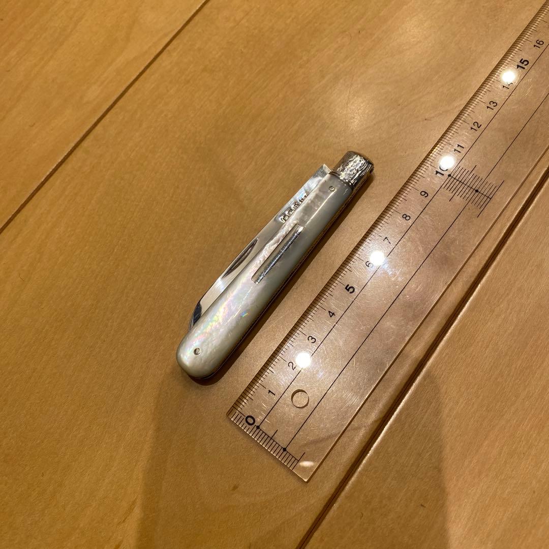 【シェフィールド・ナイフ、高級銀製フルーツナイフ（J.Y.C製）】アンティーク