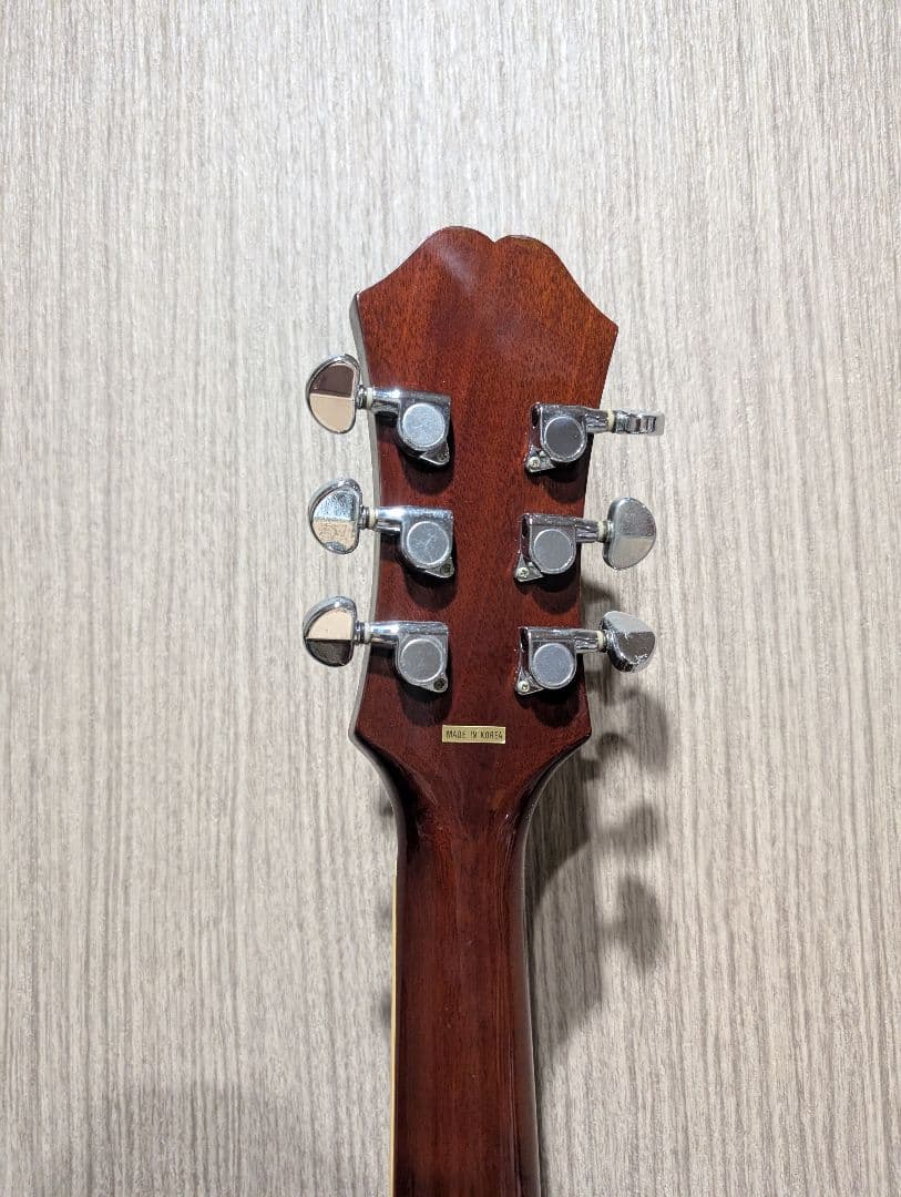 良音/Epiphone　AJ-200S/NA 改チューナー付エレアコ　ケース付