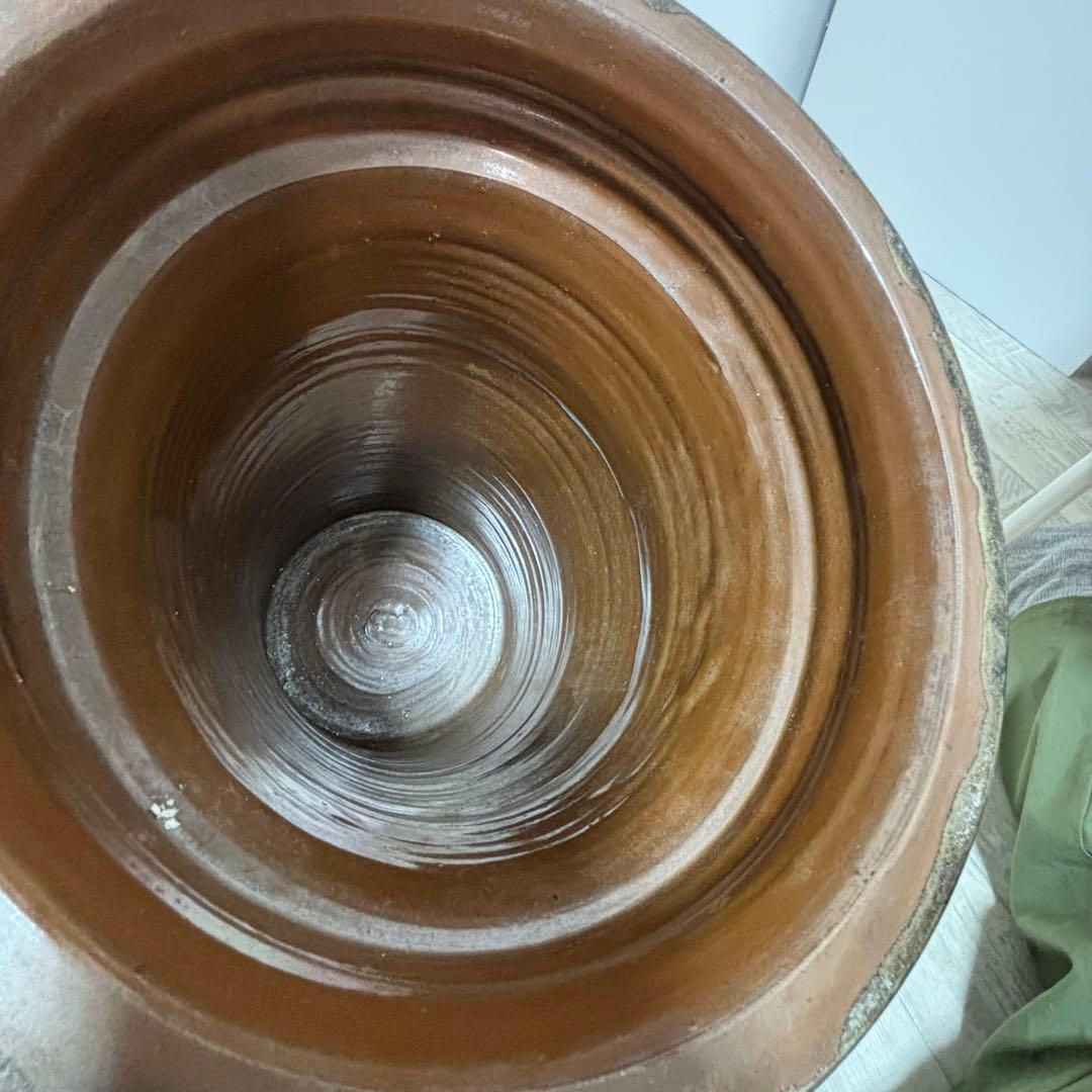 小石原焼　⭐︎傘立て　飛び鉋　睡蓮鉢　メダカ鉢　刷毛目