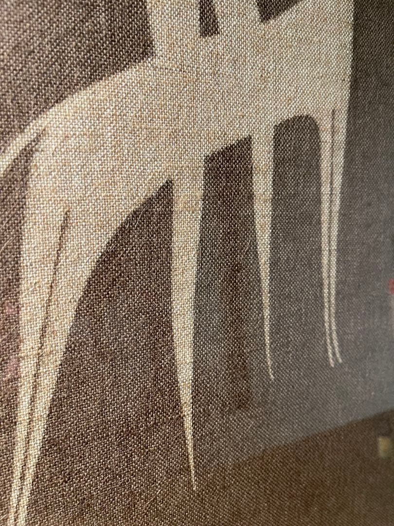 『羊飼い』　望月通陽　染色　型染め　1993年ごろの作品