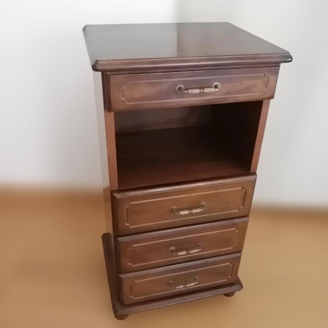 森のサーカス キャビネット アンティーク サイドテーブル 花台 電話台