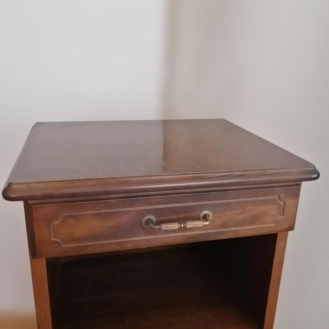 森のサーカス キャビネット アンティーク サイドテーブル 花台 電話台