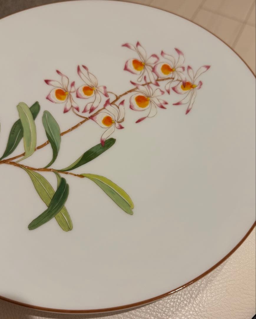 HERMES エルメス オルキデ プレート 26cm 2枚セット