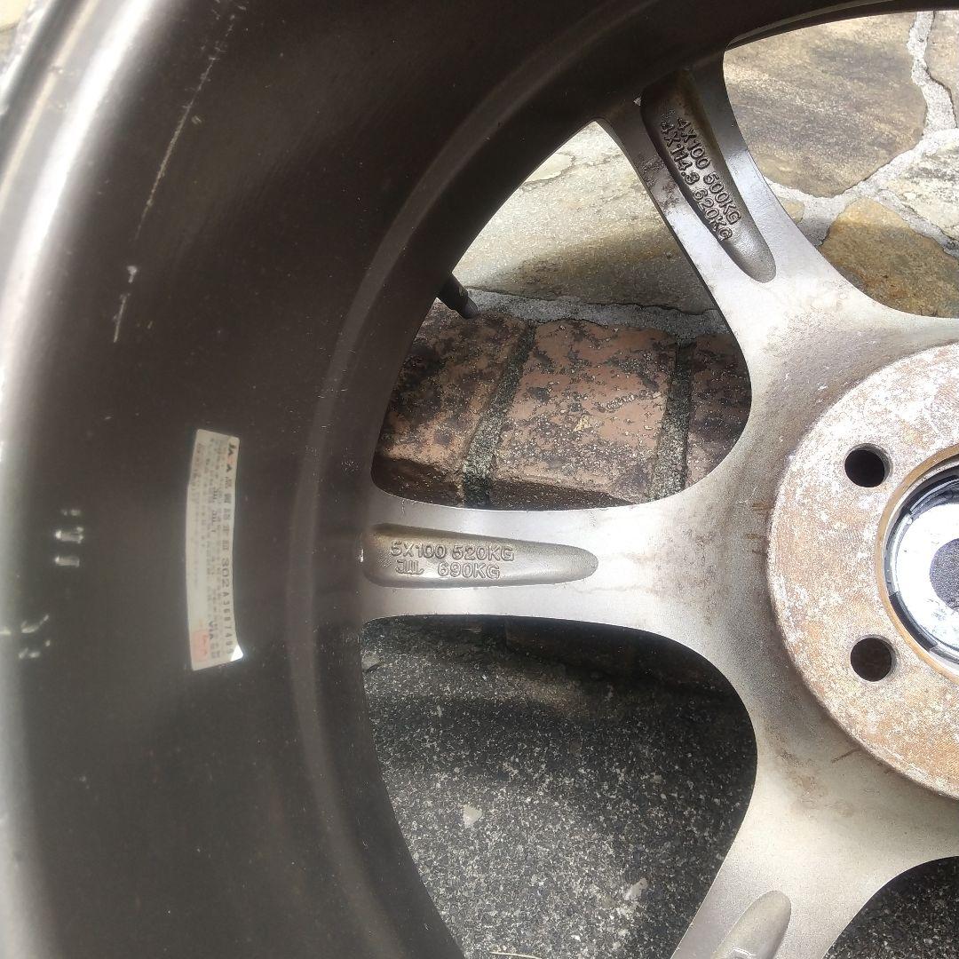 再値下げしました。 ガンメタ 18インチ 7.5j +42 pcd100