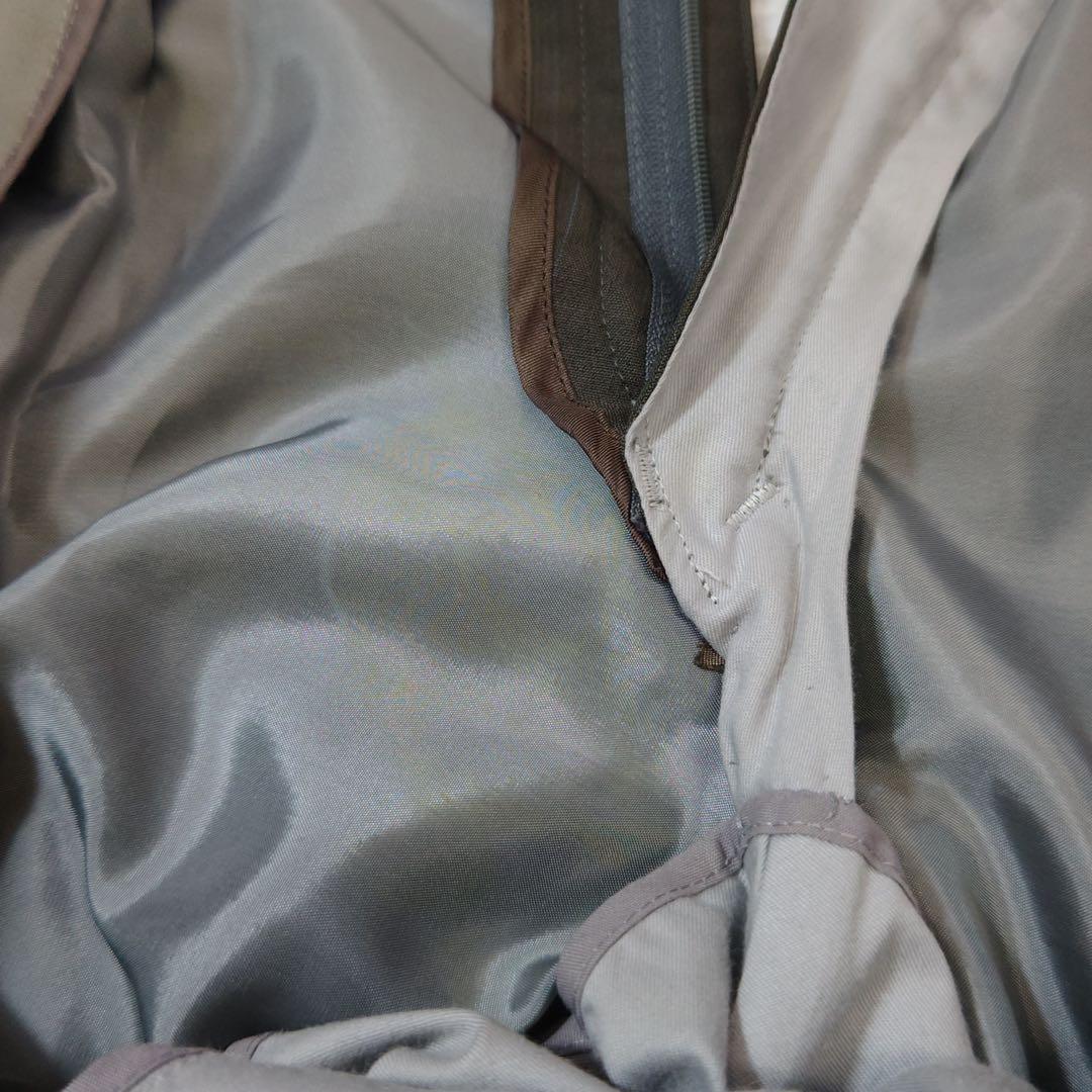 ジバンシィ　スーツセットアップ　シングル　ダークグリーン系　オリジナルロゴボタン