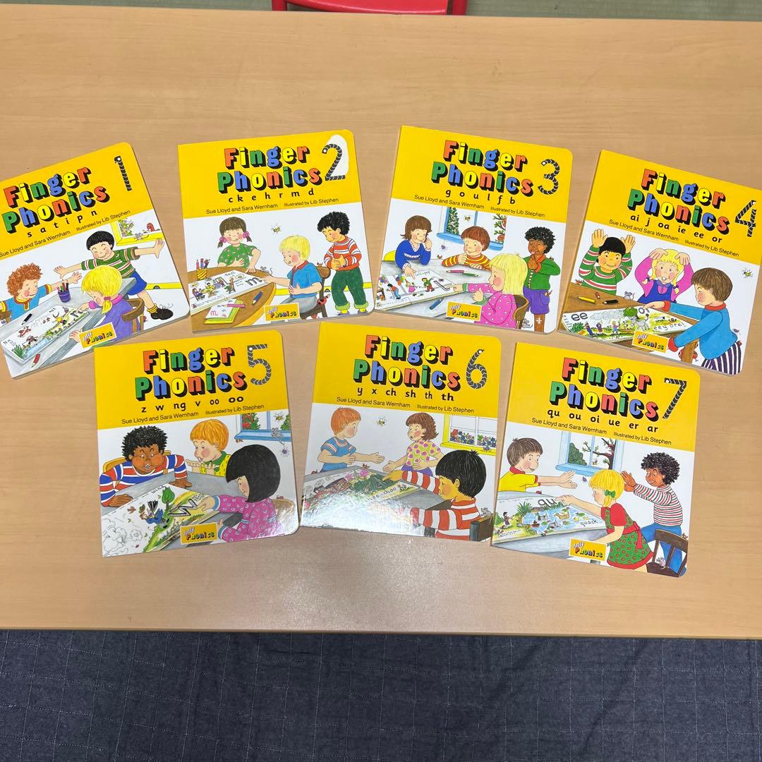 finger phonics 7冊セット　jolly phonics
