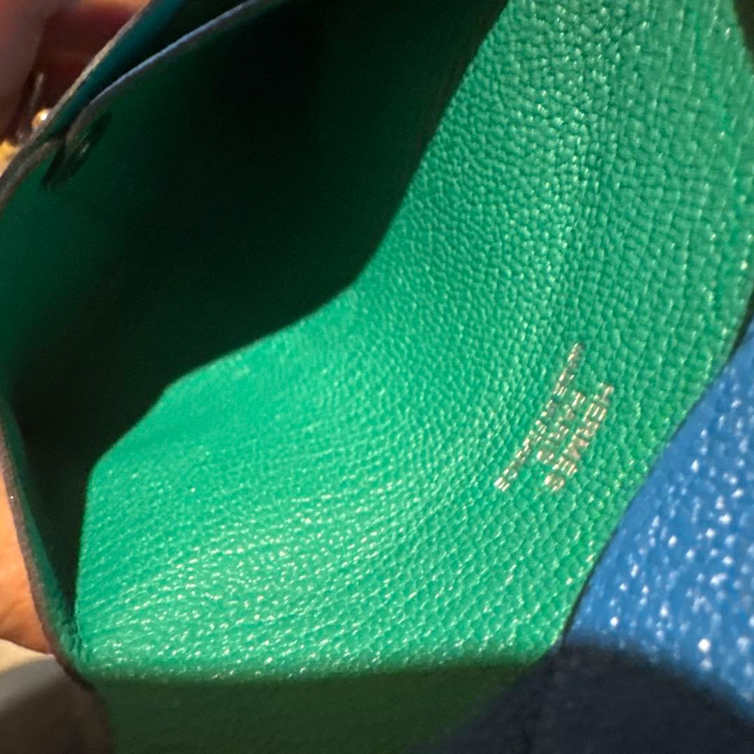 よっしーさん専用　HERMES 青いレザーケース