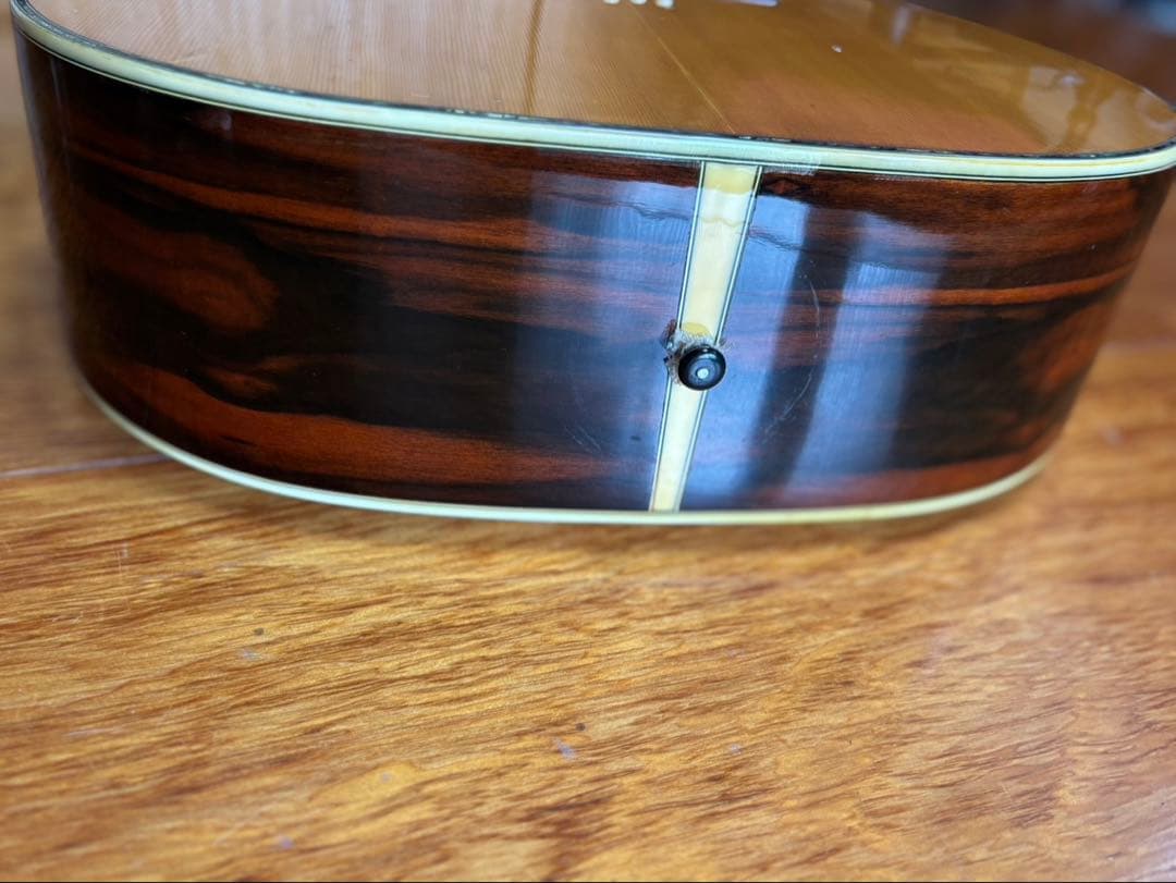 モーリスw40ジャパンヴィンテージハカランダ、ハードケース付　morrisアコギ