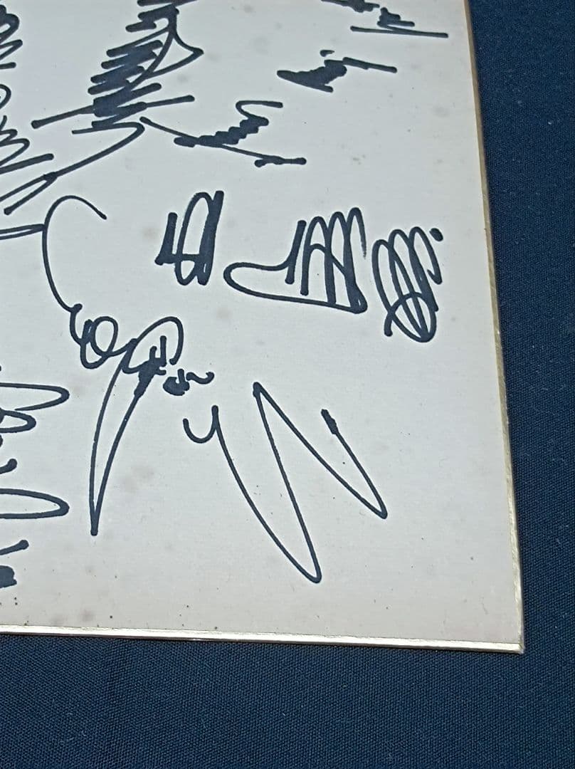 長嶋茂雄 直筆サイン 色紙 巨人 王貞治