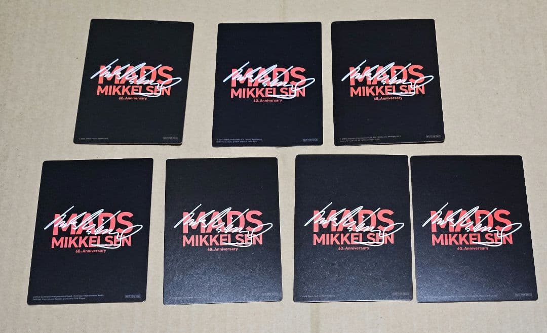 マッツ・ミケルセン　生誕60周年祭　特典　７種　カードセット