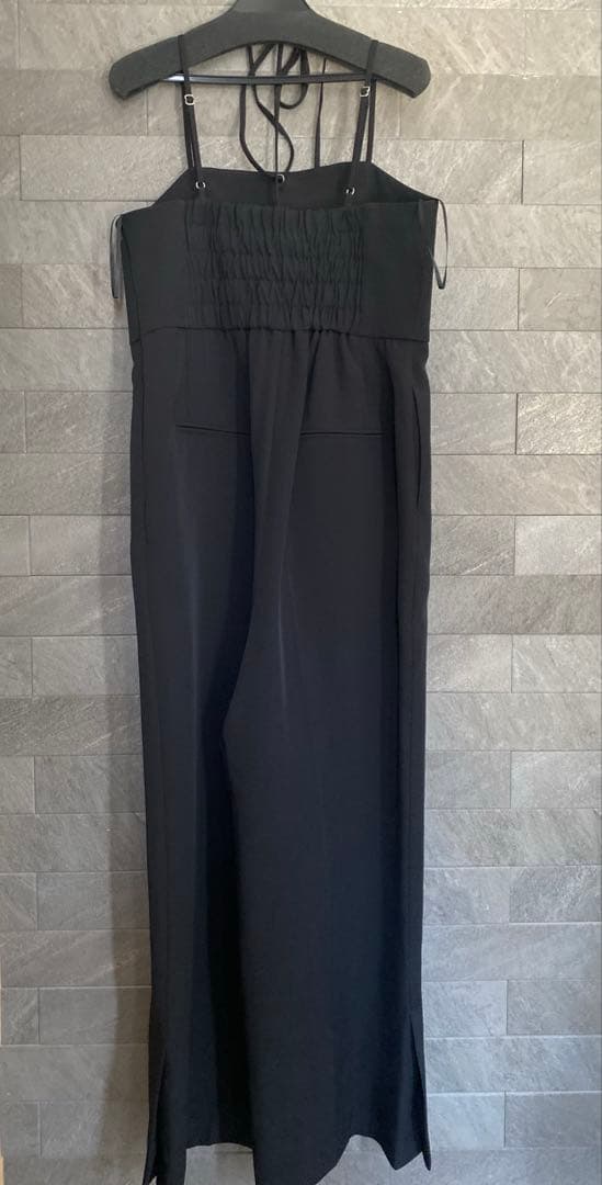 ANDRESD double cross all in one dress 黒