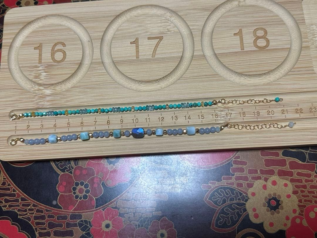 ユニドロブレスレット　ターコイズ