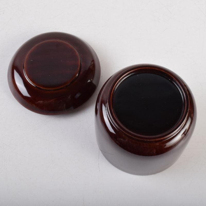 茶道具　清山作　松溜塗　鳥蒔絵　苫屋棗　共箱　V　8583