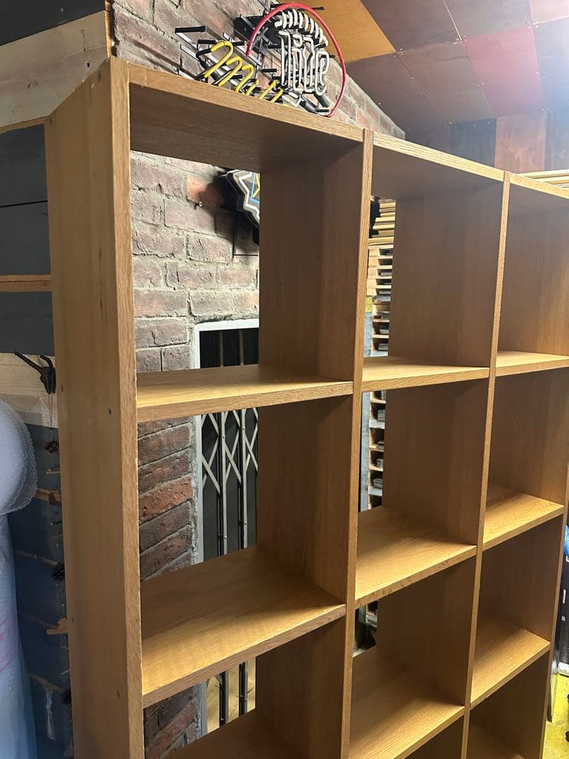 【東京都23区配送無料】無印　棚　本棚　事務 店舗　大型　スタッキング　シェルフ