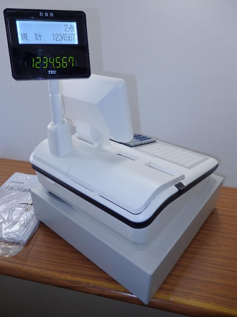 0310 美品 現行機種 設定無料 FS-3055 レジスター 2022年製