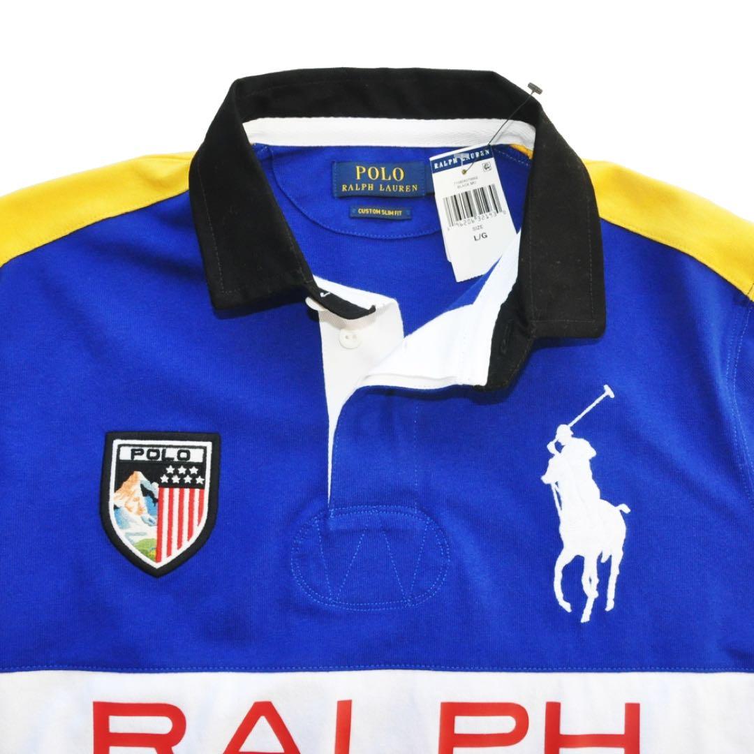 RALPH LAUREN / ALPINE RACING COLORラガーシャツ