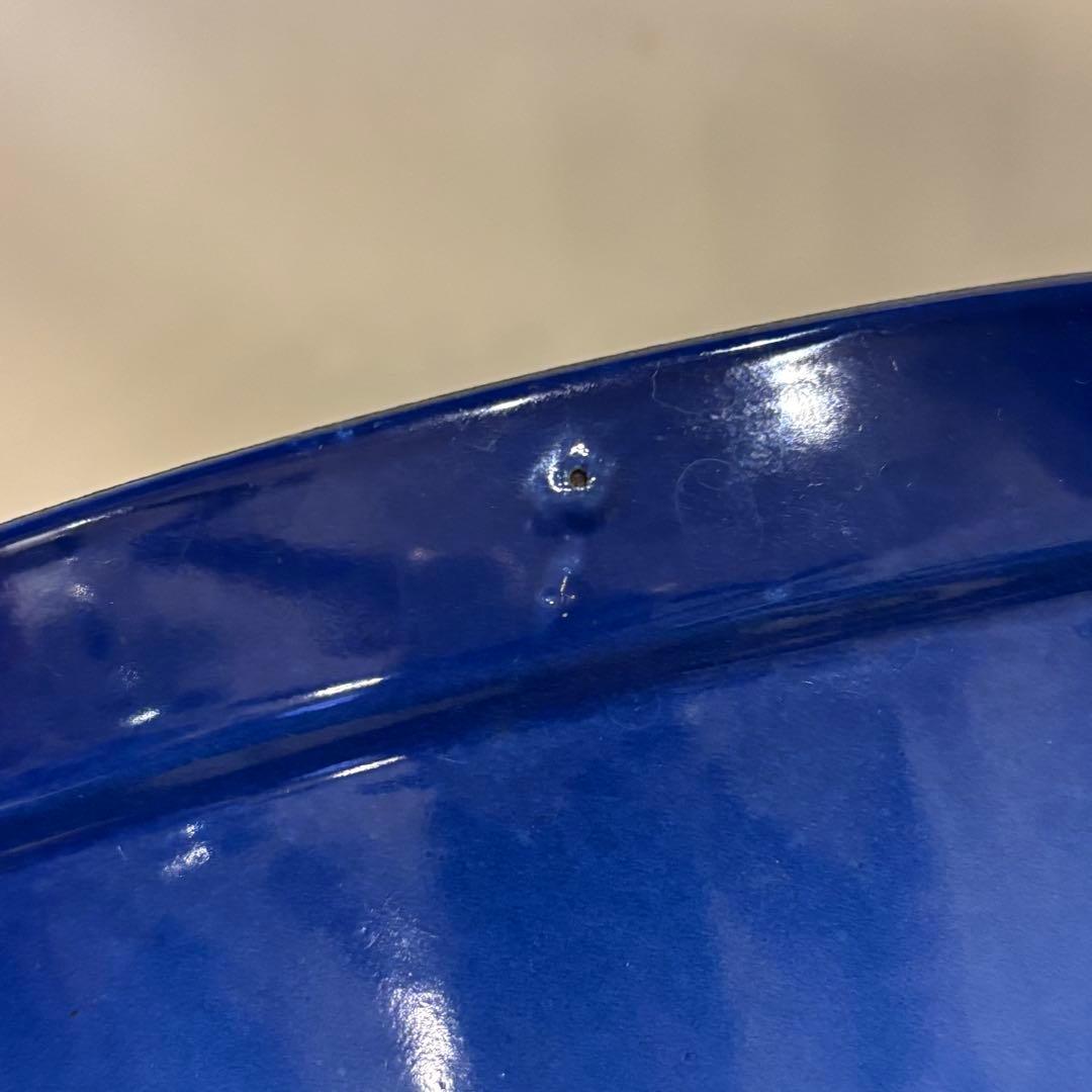 ストウブ　昔のロイヤルブルー　24cm