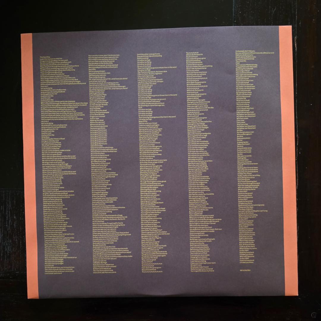 や*ん様 美品 デヴィッドボウイ 「The Next Day」 カラー２枚組LP