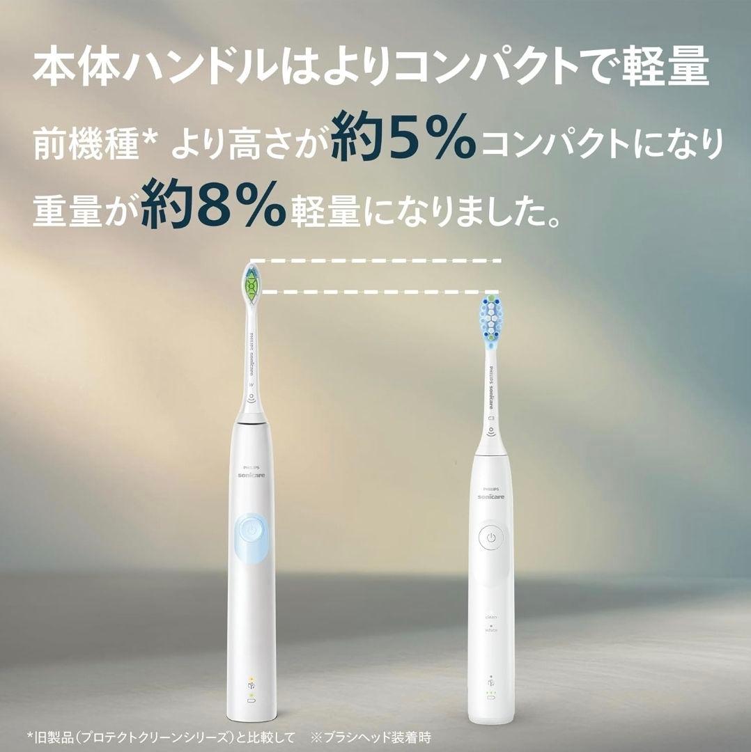 【フィリップス】電動歯ブラシ ソニッケアー 6500 ホワイト HX7410