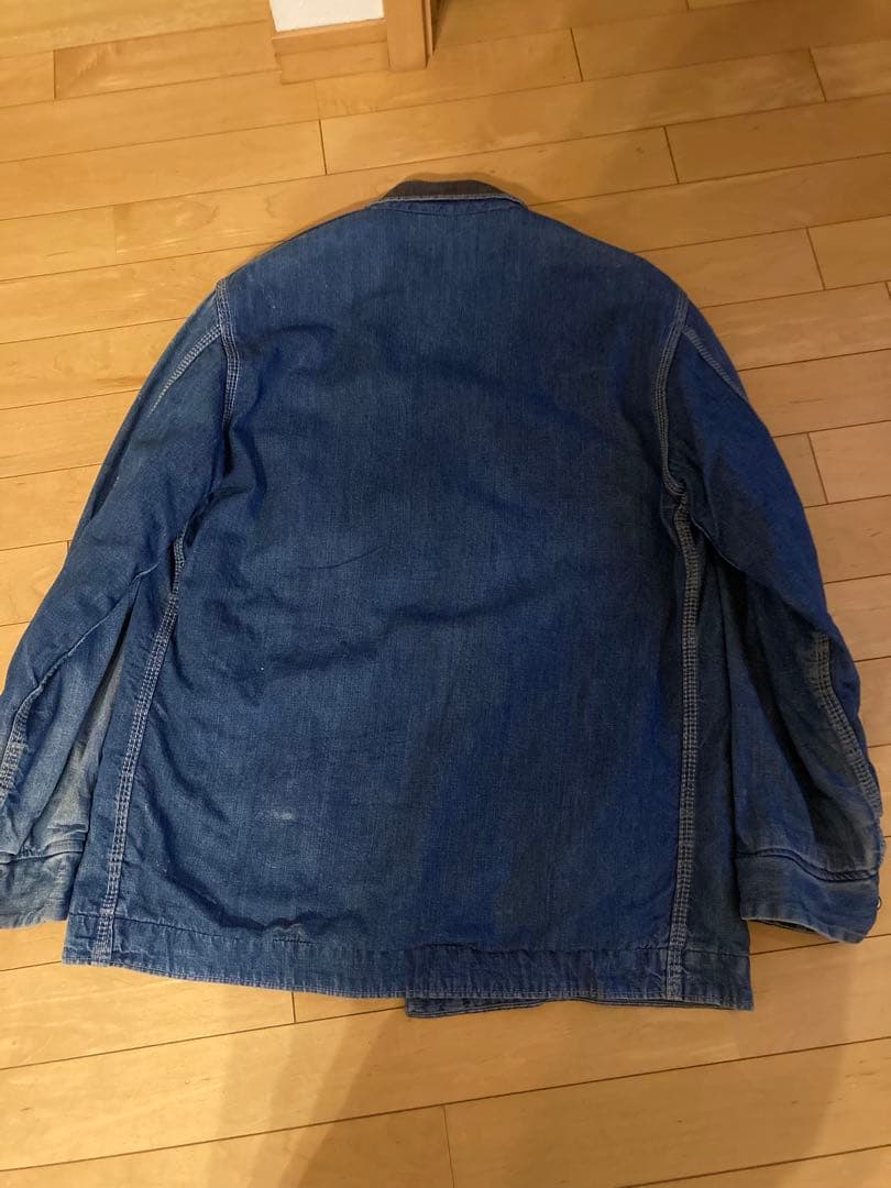 60s シアーズ　デニム　カバーオール ブランケット　ビンテージ　雰囲気系