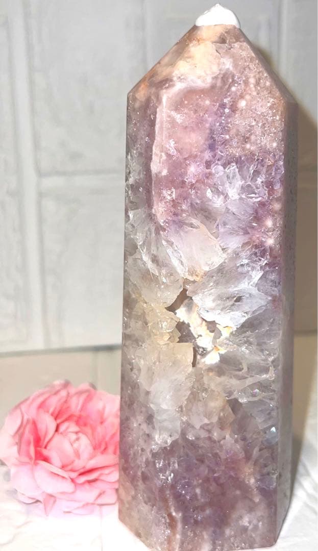 ⑭ピンクアメジスト♥️タワー♥️桜瑪瑙♥️花瑪瑙♥️チェリーブロッサム♥️フラワーアゲート