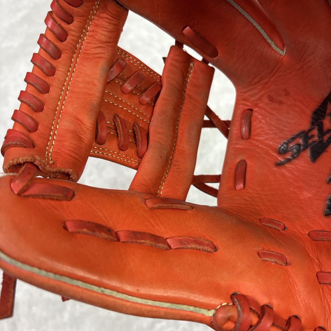 ミズノ セレクトナイン 軟式グローブ　一般　即戦力　オレンジ　大人用　グラブ