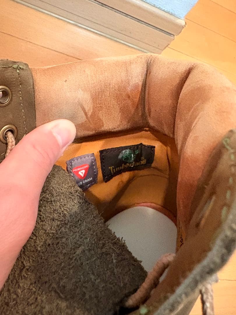 Timberland オリーブグリーン ワークブーツ