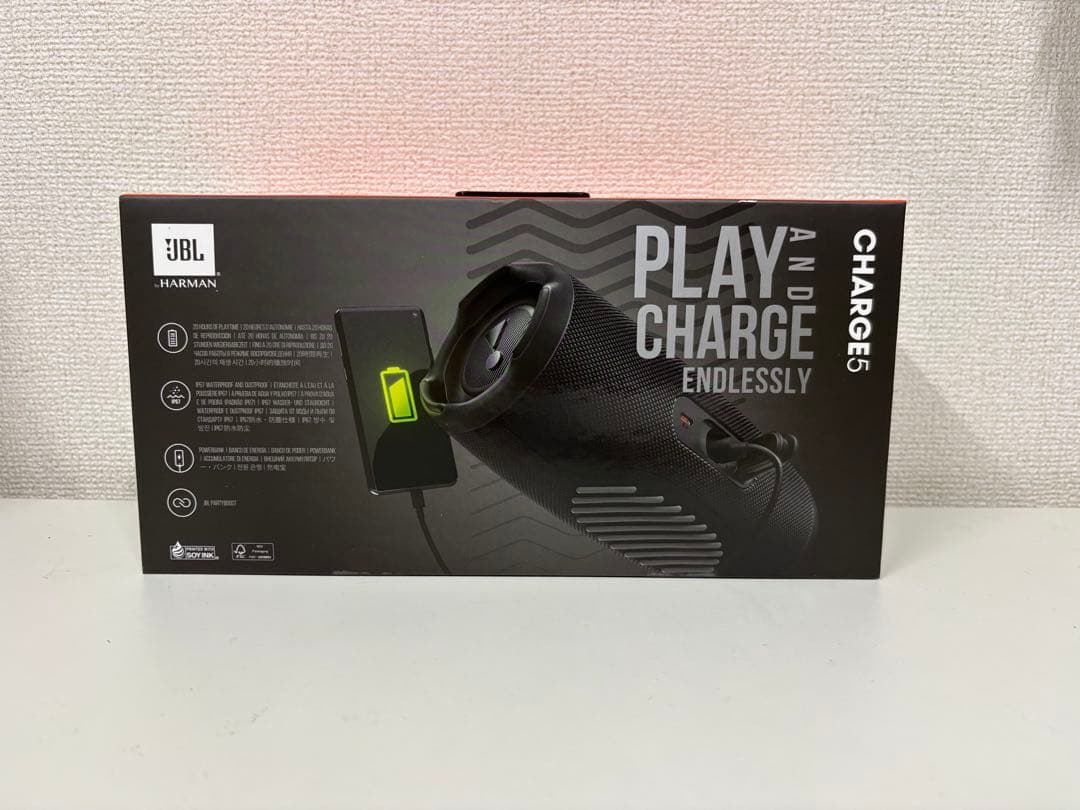 新品未開封 JBL CHARGE5 Bluetoothスピーカー ブラック 黒