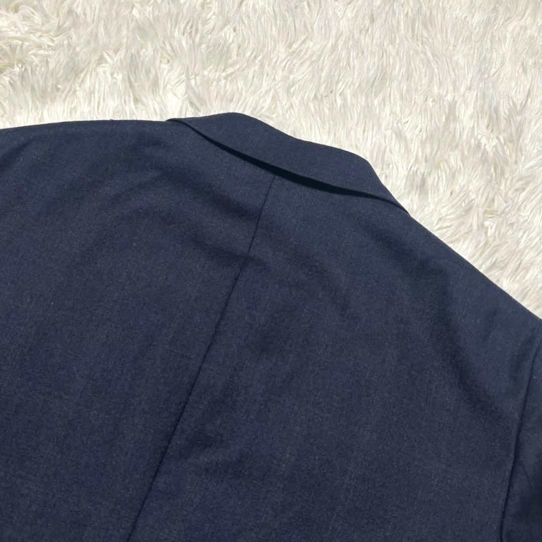 良品　エルメネジルドゼニア生地　スーツセットアップ　100AB7 ネイビー系