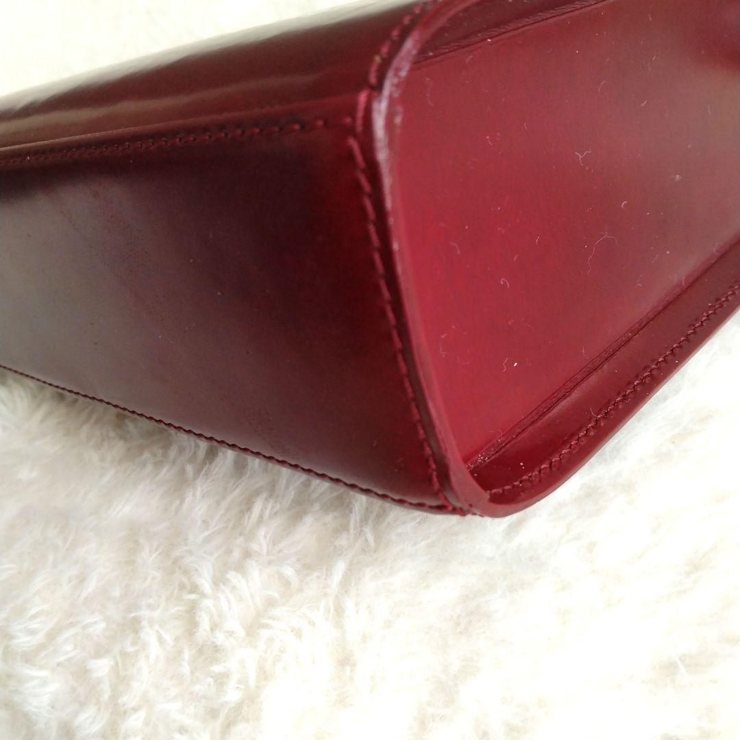 Cartierカルティエ パンテール カーフスキンハンドバッグ２way ボルドー