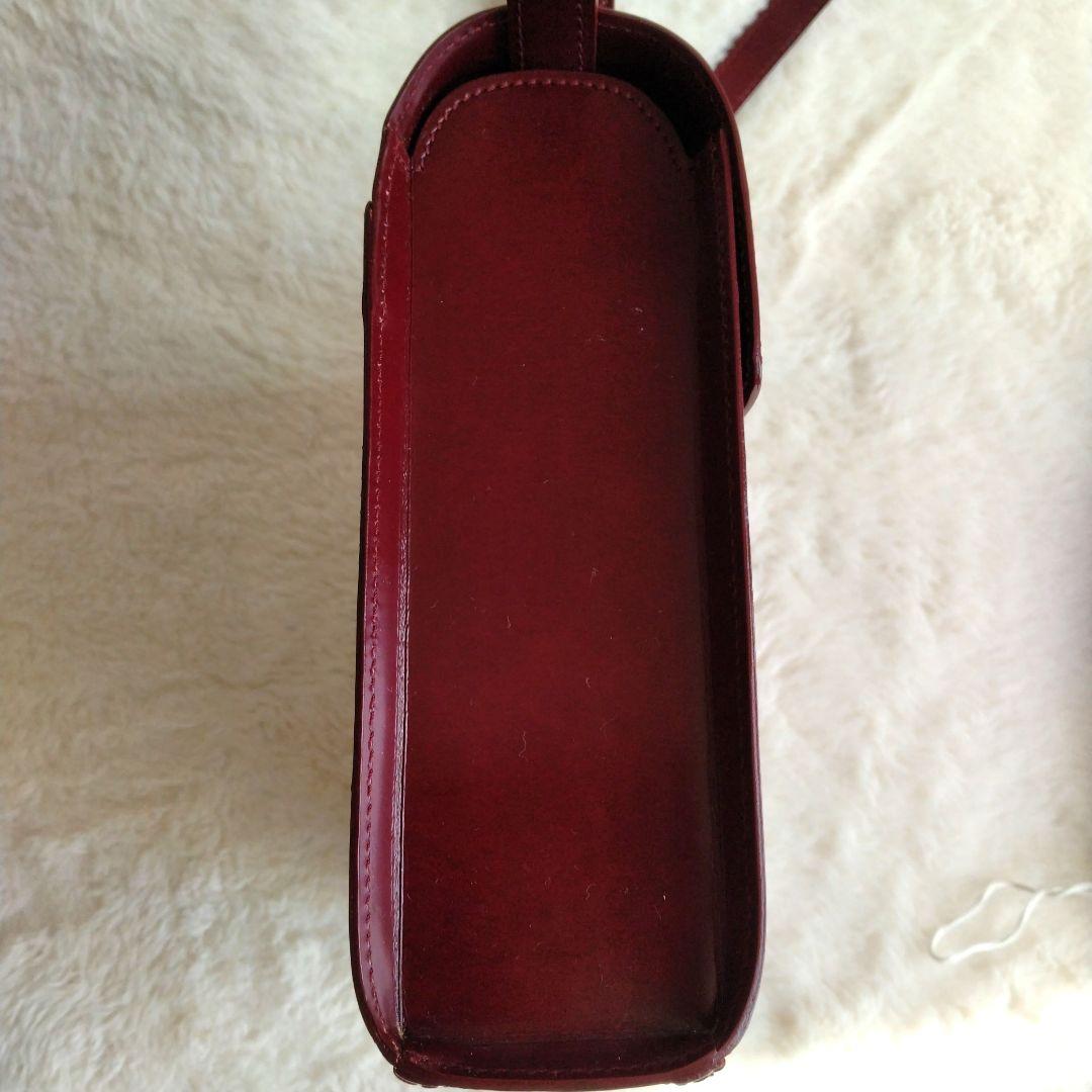 Cartierカルティエ パンテール カーフスキンハンドバッグ２way ボルドー