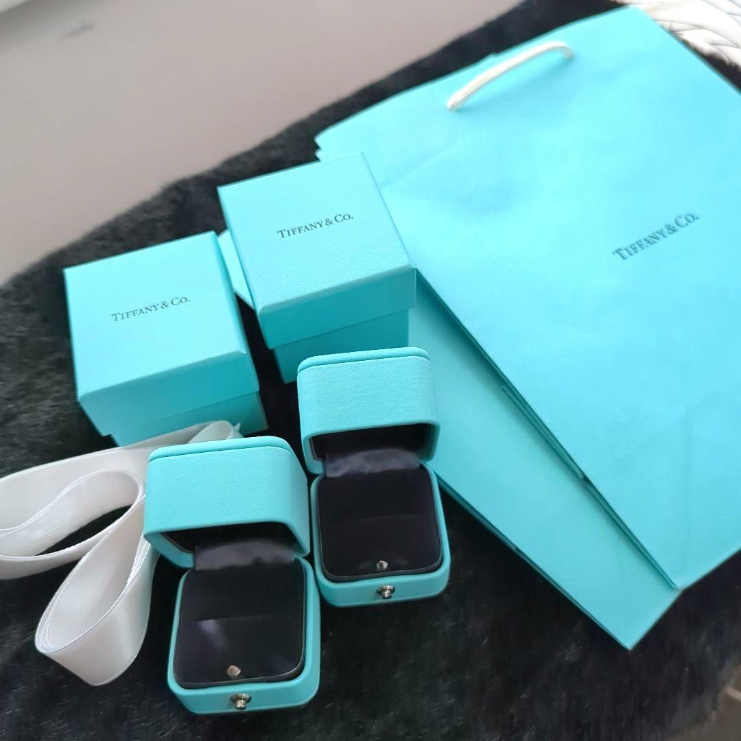 [空箱]Tiffany & Co.✧ティファニーリングケース リボン 袋 セット