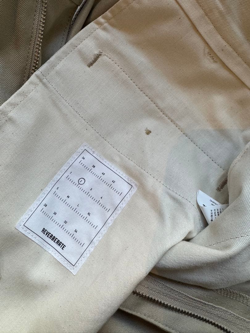 REVERBERATE CHINO TROUSERS サイズ2 美品 タグ付