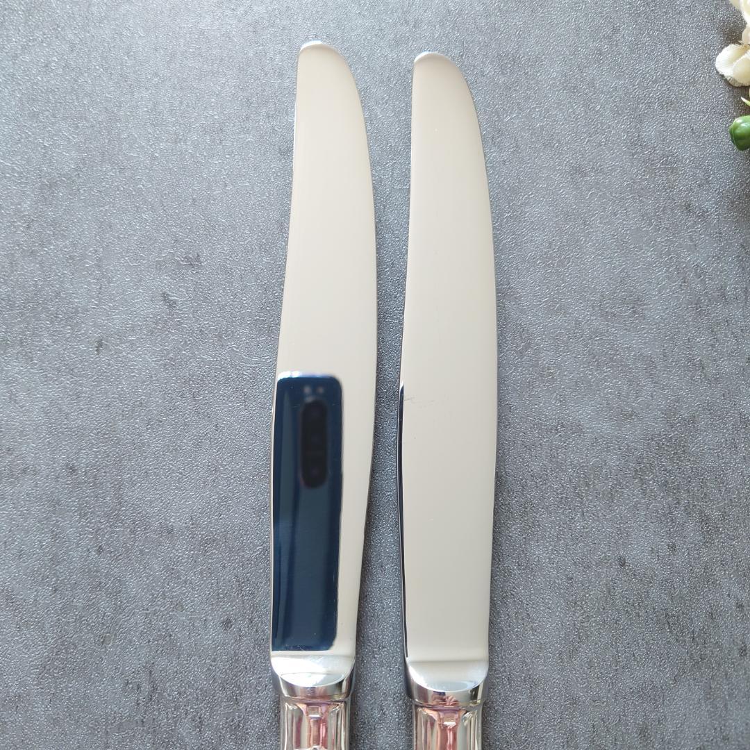 希少 美品 クリストフル ポンパドール テーブルナイフ 2点