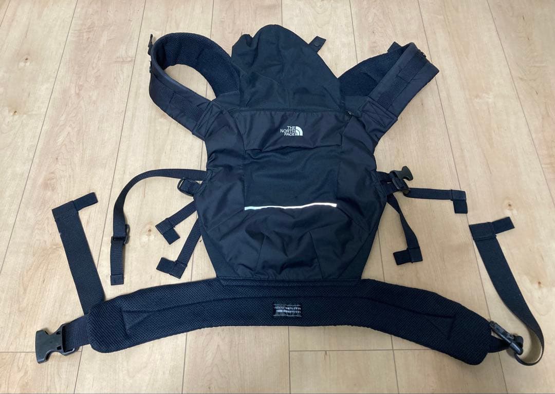 ノースフェイス ベビーコンパクトキャリア 抱っこひも NMB82150 黒 中古