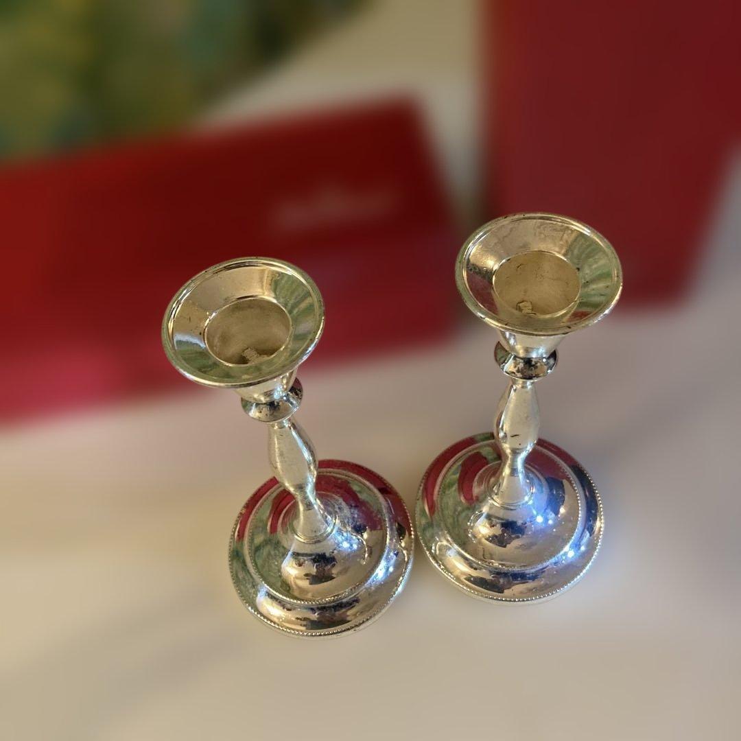 VAROSA VALENTIメタルキャンドルスタンド　2個　バロッサ・バレンティ