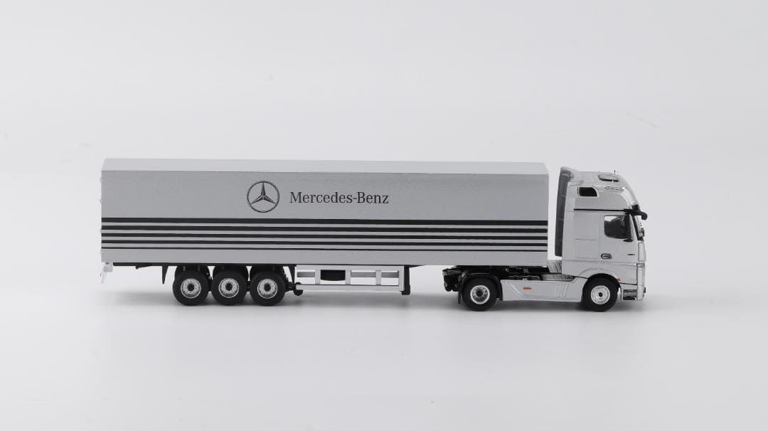 メルセデスベンツ- シルバーのクラシックモデル 模型 #玩具＃＃ギフト＃