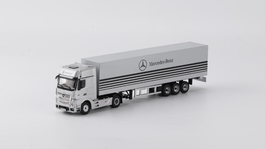 メルセデスベンツ- シルバーのクラシックモデル 模型 #玩具＃＃ギフト＃