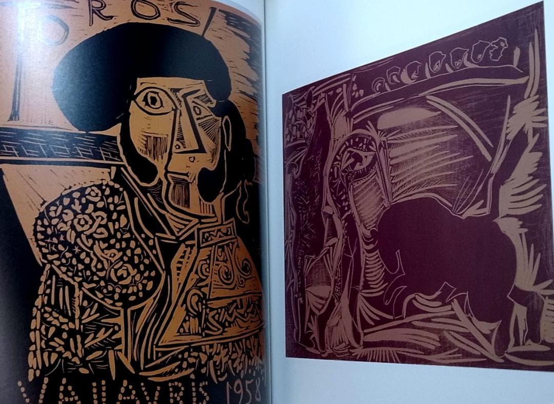 洋書 Picasso a Vallauris Linogravur