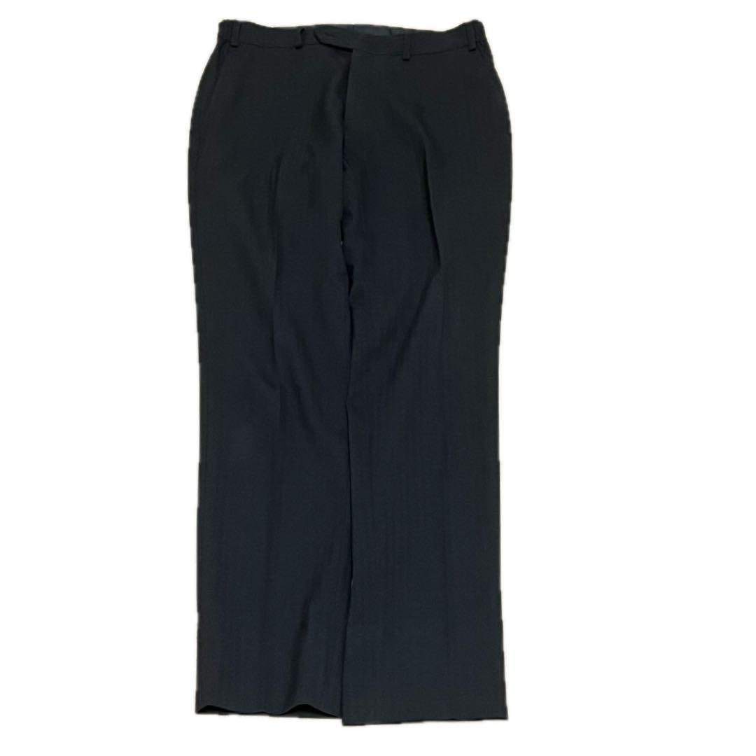 【未使用級】スーツセレクト 4S 3ピース スーツ Y6 黒 ストライプ 24年