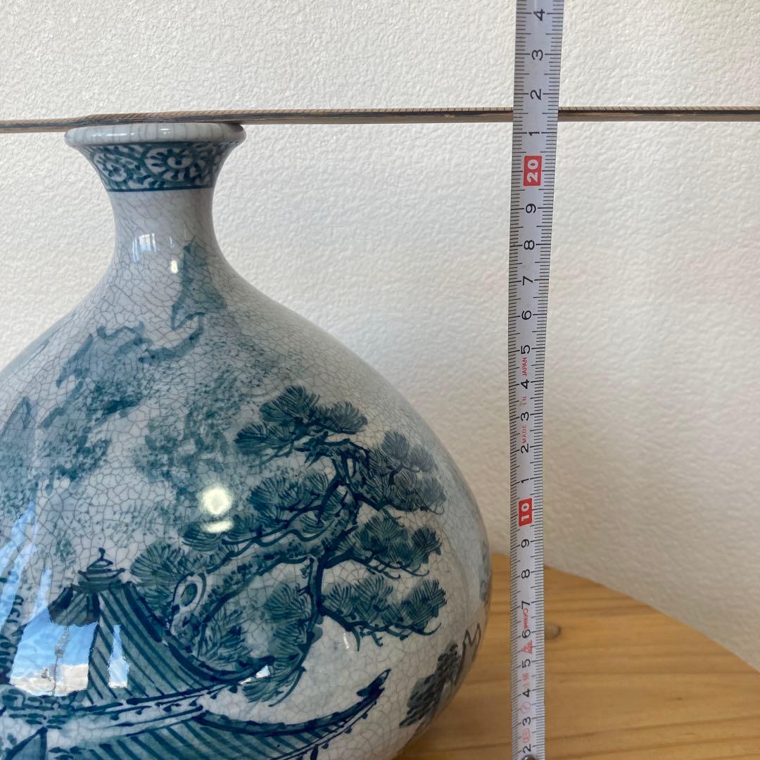 有田焼　深山窯　山水花瓶