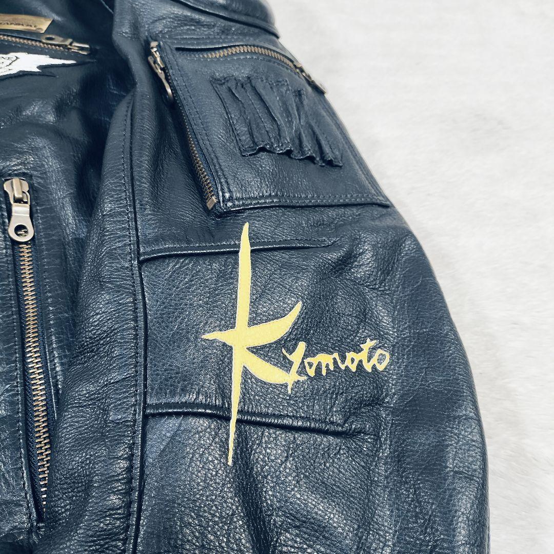 NANKAI　カウレザー　ライダースジャケット　シングルライダース　L