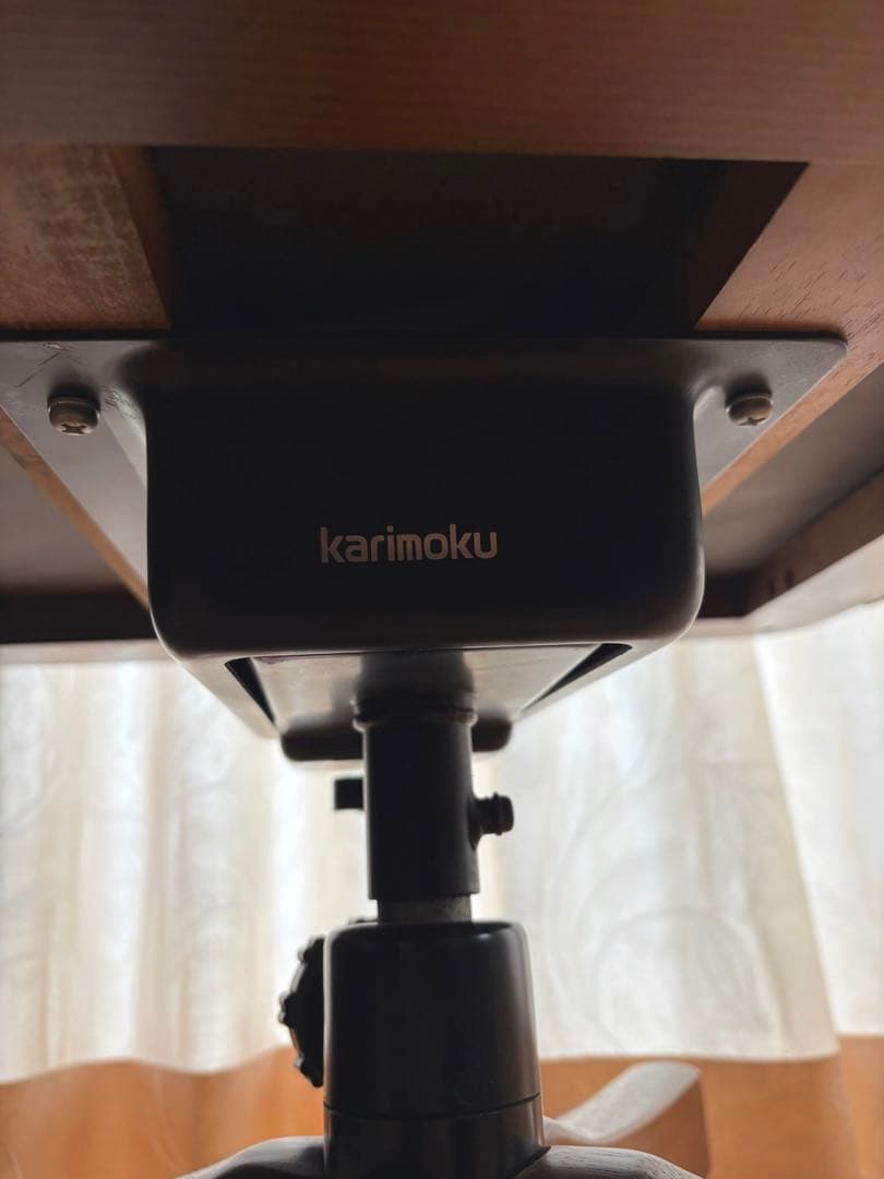 カリモク karimoku コロニアル チェア キャスター付き モケットグリーン