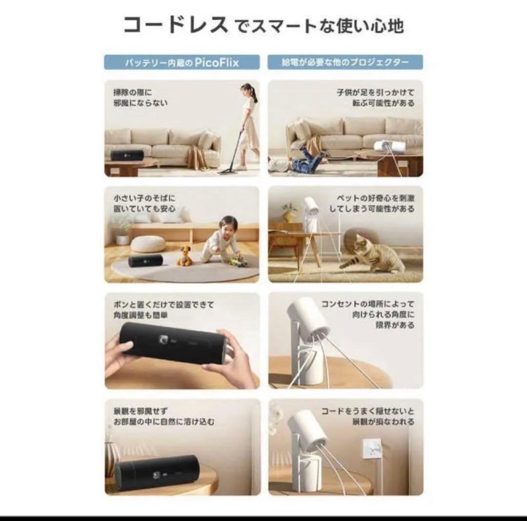 JMGO PicoFlix モバイルプロジェクター 本体