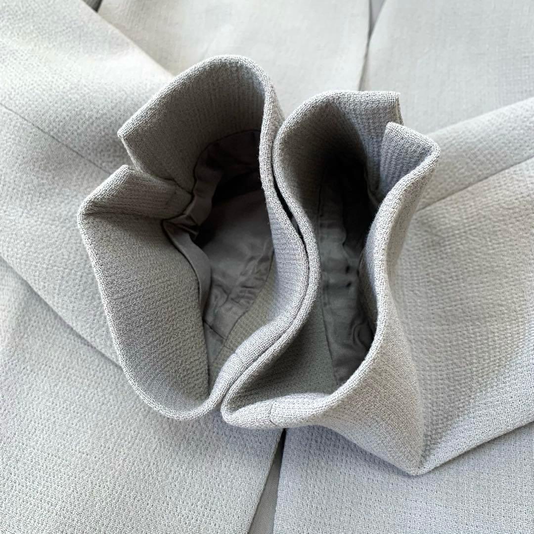 yuka様 新品タグ付 日本製 定価 INDIVI ノーカラージャケット ウール