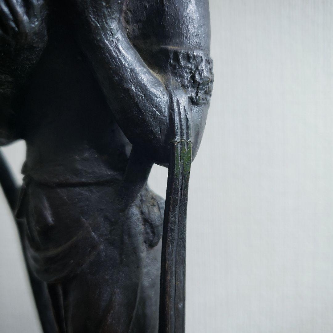 観音様　慈母観音菩薩　マリア観音　仏像　真鍮　ブロンズ像　彫刻家　作家物　銘　修