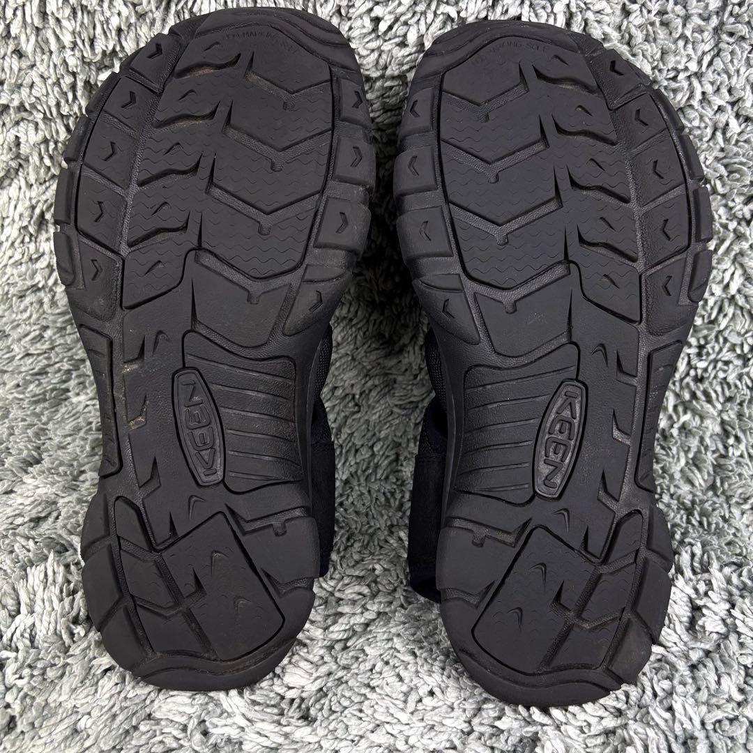 美品 キーン ニューポート ブラック 27.5cm 黒 keen